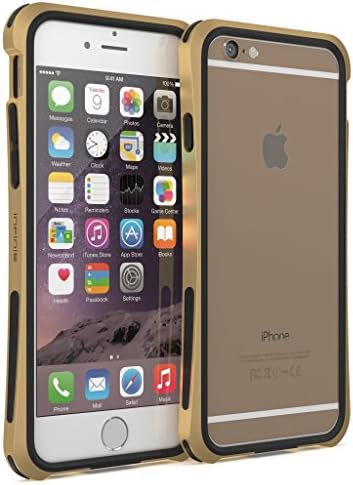 iPhone 6s Bumper Case, Infinie iPhone 6s / iPhone 6 Slim Shock Absorbing Bumper Case, for iPhone 6 / iPhone 6s (4.7 Inch Screen) - Gold