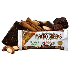 Macro Life Naturals Raw Anti-oxidant Super Food Bars, Chocolate and Cinnamon, 12-Count