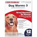 Dog Worms 3 Med/Lg Dog 12ct