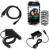 iNcido Brand Samsung Character R640 Combo Black/White Zebra Protective Case ....