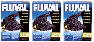Fluval Carbon Nylon Bags for Aquarium, 100gm, 9-Pack