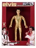 Elvis Presley Gold Suit Bendable Figurine