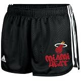 Miami Heat Women's Black adidas Urban Spray Mesh Shorts