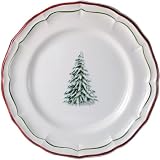 Gien Filets Noel 10 Inch Dinner Plate