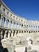 Arched Walls and Columns of 1st Century Roman Amphitheatre, Pula, Istria Coast, Croatia Photographic Poster Print by Christian Kober, 12x16