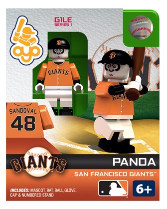 OYO Baseball MLB Generation 3 Building Brick Minifigure Panda [San Francisco Giants]