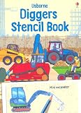 Books : Diggers Stencil Book (Stencil Books)