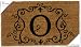 Monogram Coir Doormat Insert - O