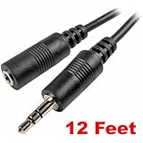 iMBAPrice® Stereo Headphone Extension 12 Feet 3.5mm