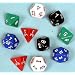 Dice,polyhedron, pack of 10-00536