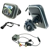 SatNav GPS Bike Mount Kit for Hella / Din Socket - Angled MINI USB fitting