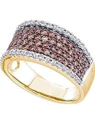 1.28ctw Brown Diamond Fashion Band 14K Yellow Gold