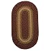 Charlestown Cranberry Braided Wool Rug, 20 in x 30 in