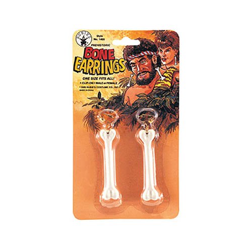Click here to buy BONE EARRINGS by Rubie's Costume Company.