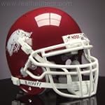 ARKANSAS RAZORBACKS Football Helmet