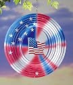 American Flag Patriotic Metal Wind Spinner By Collections Etc