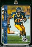2008 Press Pass NFL Card # 23 Steve Slaton RB WVU - (RC) Rookie Football Card in Protective Screw Down Display Case