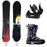 Type A Blue Speed Kid's / Boy's Snowboard Package w/ Boots & Bindings