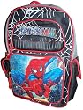 The Amazing Spider-Man Black Color School Bag / Backpack with Black and Red Strap