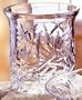 8"" High Bamboo Crystal Ice / Champagne Bucket