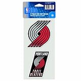 NBA Portland Trail Blazers 4-by-8 Die Cut Decal
