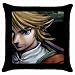 Throw Pillow Case Black of Legend of Zelda Portrait (Adventure of Link, Link to the P...