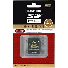 東芝 SDHC 4GB クラス4 高速タイプ SD-K04GR6W4 並行輸入品海外パッケージ