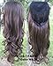 Simpleyourstyle 16colors 3/4 Half Hair Extensions Body Wave Wigs,Synthetic Hair Extensions,wig Stand Gift Heat Resistant Brown Blonde Clip in Hair Extensions U Pick 200g