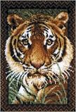 Wonderart Latch Hook Kit 27''x40''-Tiger