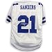 Deion Sanders Autographed Jersey | Details: White, Custom