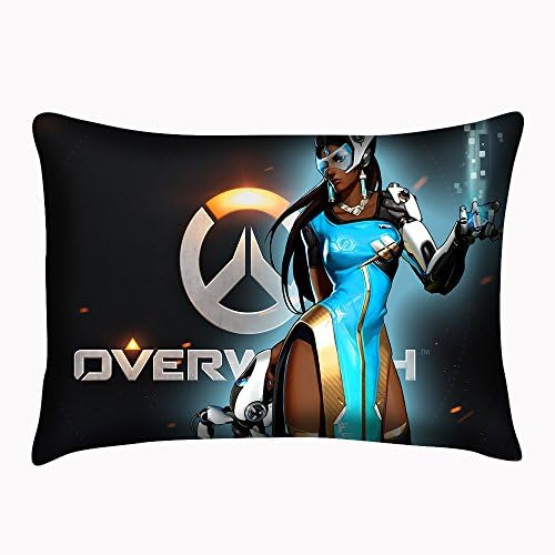 Overwatch Pillowcase OW Symmetra Pillow Case Cushion Cover Twin Sides Pillowslip 20x30 Inch