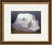 Danae Framed Art Print by Auguste Rodin,27 in. x 23.3 in. Framed