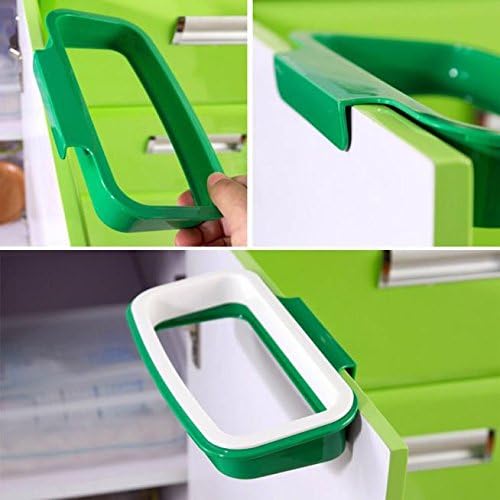 Hanging Kitchen Cabinet Door Trash Rack Style Storage Garbage Bags