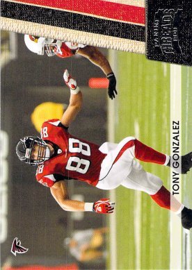 2011 Panini Threads Tony Gonzalez Atlanta Falcons #9 Football Card