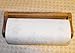 Dark Oak Paper Towel Holder (Mounted)
