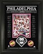 Philadelphia Phillies 2008 World Series Champions 24Kt Gold Coin Archival Etched Signature Glass