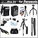 All In Accessory Kit For Panasonic Lumix DMC-FZ70, DMC-FZ70K, DMC-FZ60 DMC-FZ60K DMC-FZ100 DMC-FZ40 DMC-FZ47 DMC-FZ150 DMC-FZ150K Camera Includes Extended (1200Mah) Replacement DMW-BMB9 Battery + Ac/Dc Charger + 57 Tripod + 67 Monopod + Case + MORE