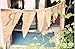 Biowow House Decorative Happy Birthday Party Bunting Burlap Banner