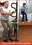 The Curve Security Pole Black