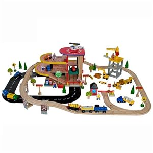 Garage & Crane Train Set