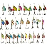 30 Spinner Super New Fishing Lure Pike Salmon Bass T4