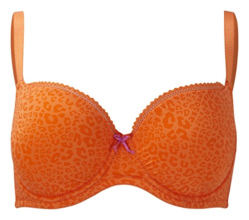 Cleo Women's Maddie Balconnet T-Shirt Bra, Animal Print, 38E