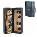 Harmony Insulated Wine Case - Black Leather - Single Bottle by Picnic Time