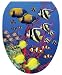 Toilet Tattoos Coral Reef Decorative Applique For Toilet Lid