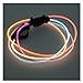 AGPtEK Multi-Color LED Light Up Waterproof Shoelaces, 3 Modes (On, Strobe & Flashing) 2 Feet Long, Battery Powered, One Pair