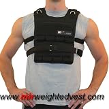 MiR 20Lbs Short Adjustable Weighted Vest (One size fits all. WEIGHTS INCLUDED.)