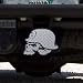 Metal Mulisha Silver Tread Hitch Cover
