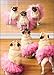 Ballerina Pugs Funny Dog Birthday Card
