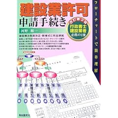 建設業許可申請手続き 改訂第3版―フローチャートで簡単理解 行政書士建設業者必携の1冊