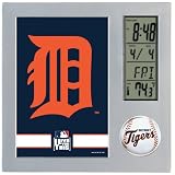 MLB Detroit Tigers Digital Desk Clock